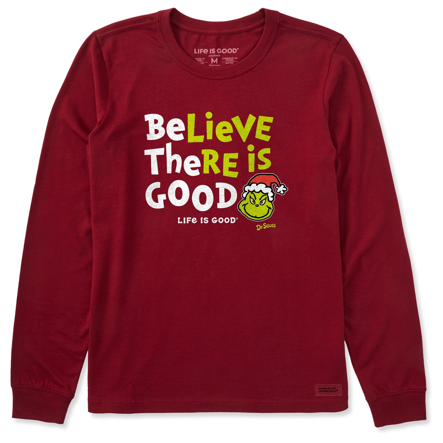 Women's Be The Good Grinch Long Sleeve Crusher Tee