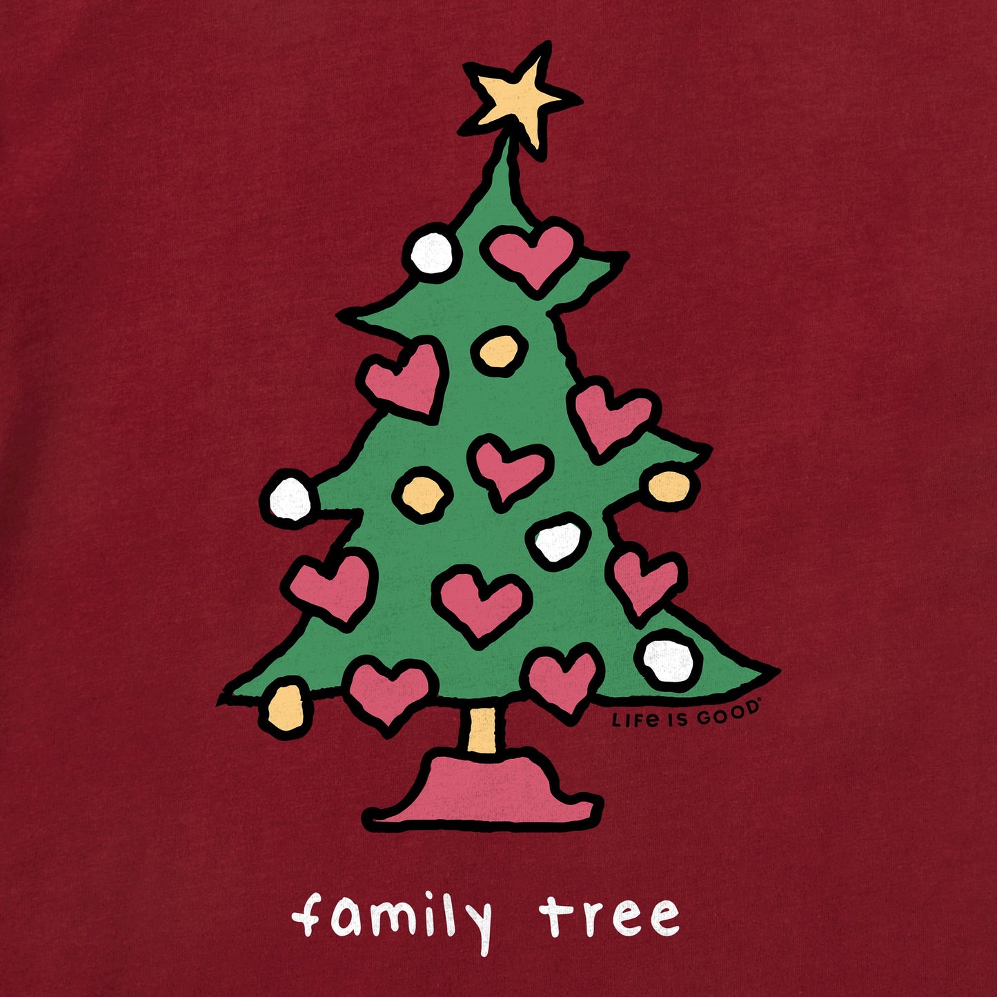 Women's Family Tree Vintage Long Sleeve Crusher Tee