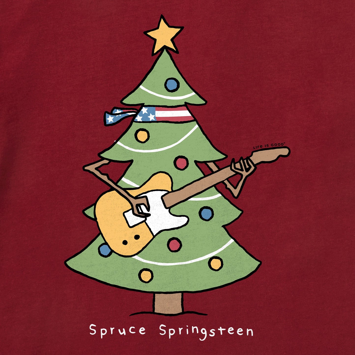 Women's Spruce Springsteen Long Sleeve Crusher Tee