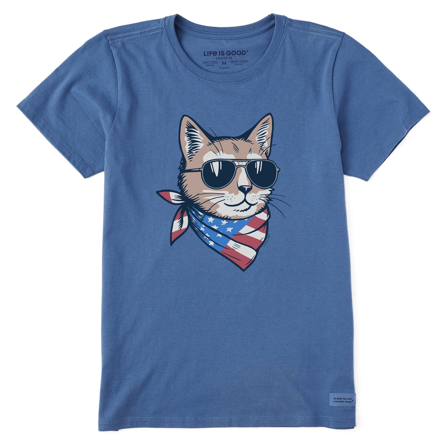 Women's USA Cat Short Sleeve Tee
