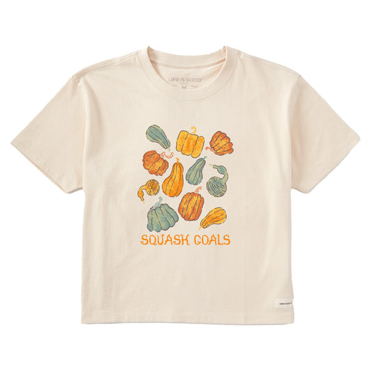 Women's Squash Goals Short Sleeve Crusher Boxy Tee