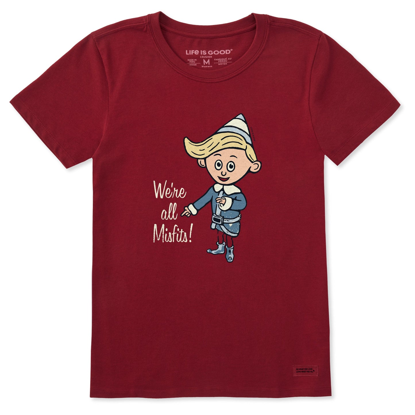 Women's We're All Misfits! Short Sleeve Crusher Tee