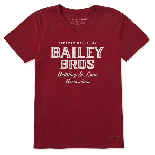 Women's Wordsmith Bailey Bros Stack Short Sleeve Crusher Tee
