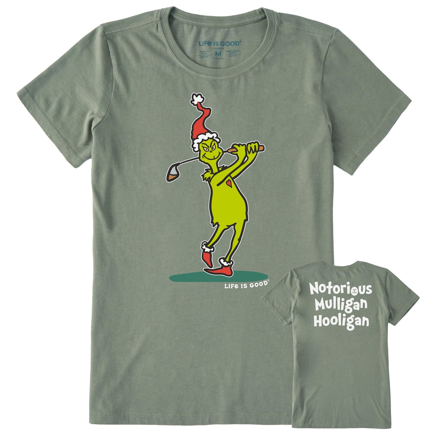 Women's Grinch Mulligan Hooligan Short Sleeve Crusher Tee