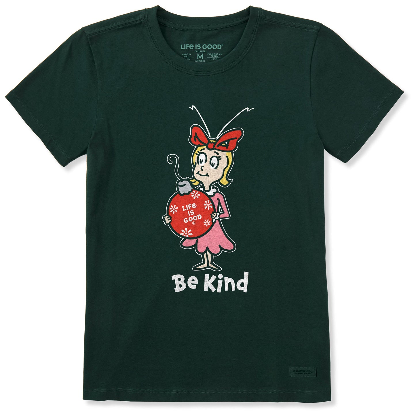 Women's Cindy-Lou Be Kind Short Sleeve Crusher Tee