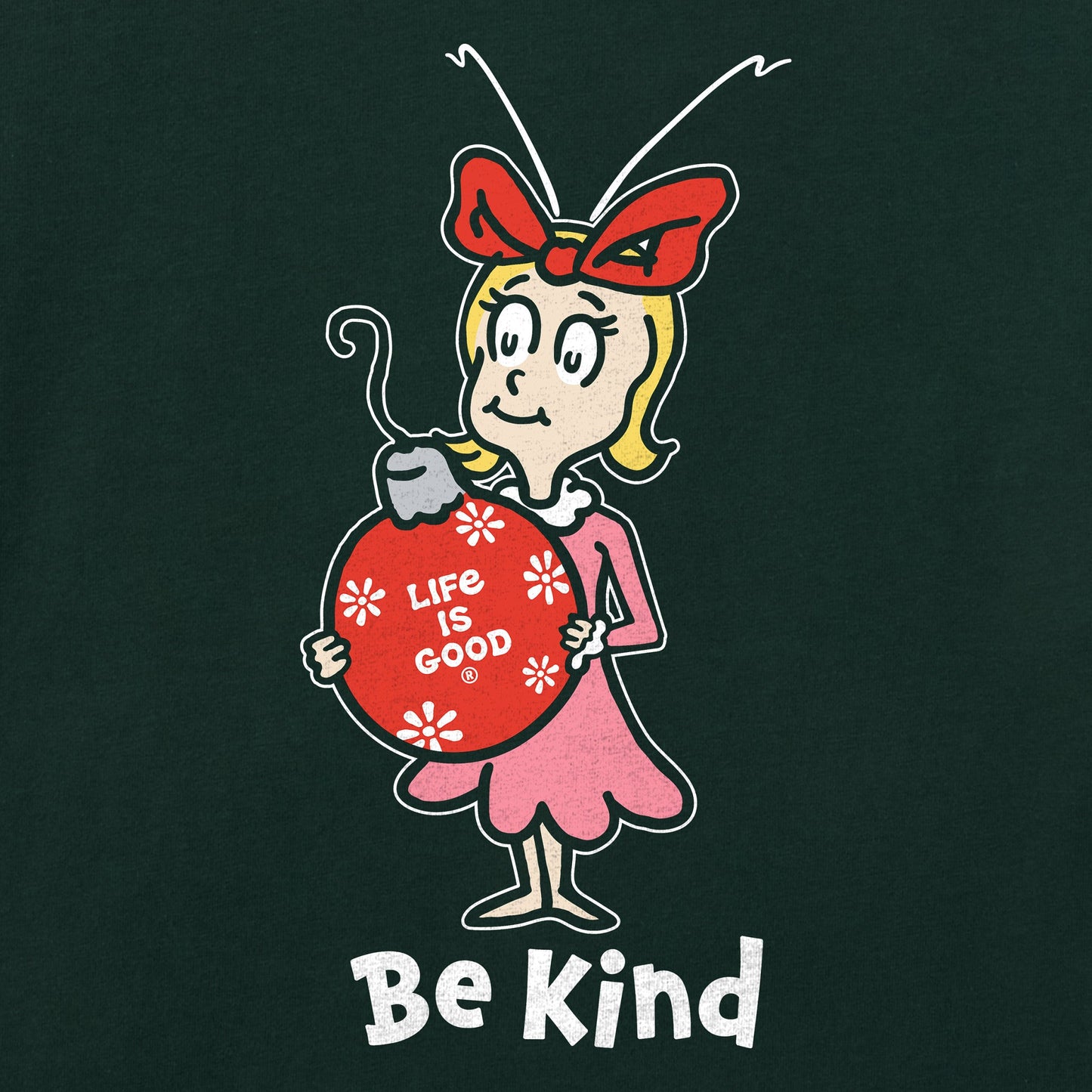 Women's Cindy-Lou Be Kind Short Sleeve Crusher Tee