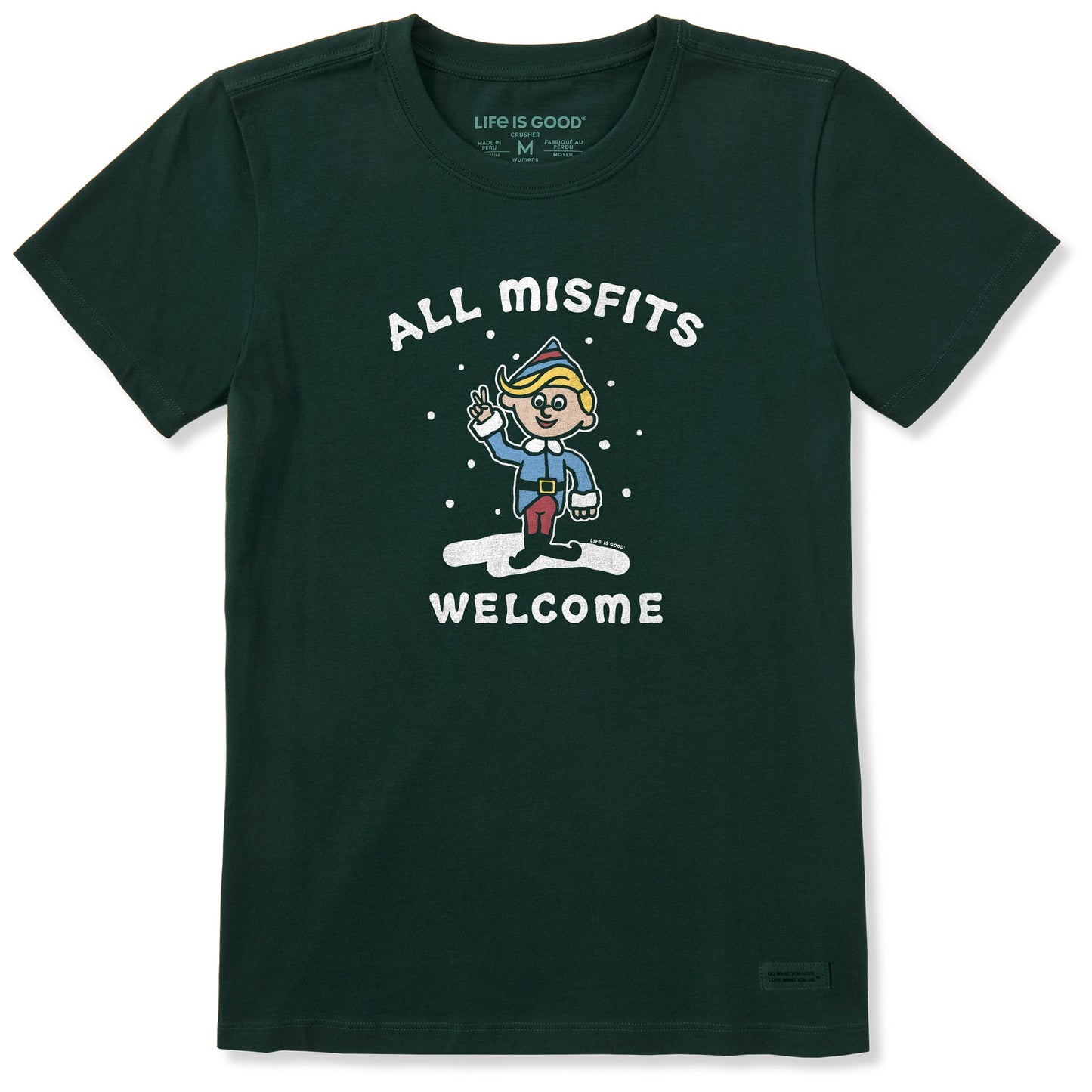 Women's All Misfits Welcome Short Sleeve Crusher Tee