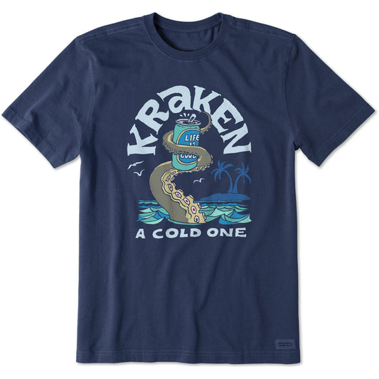 Men's Kraken a Cold One Short Sleeve Tee