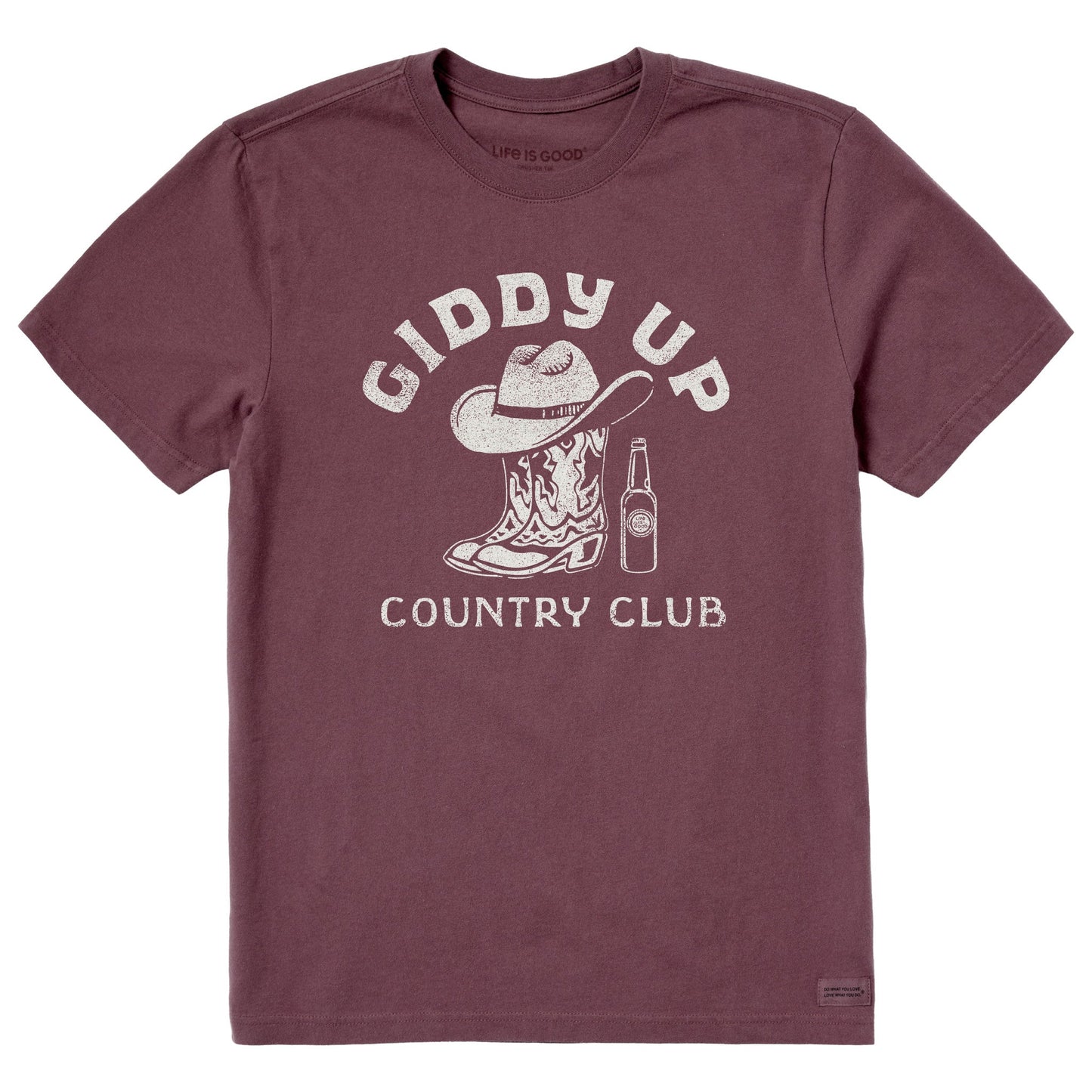 Men's Giddy Up Country Club Short Sleeve Crusher Tee
