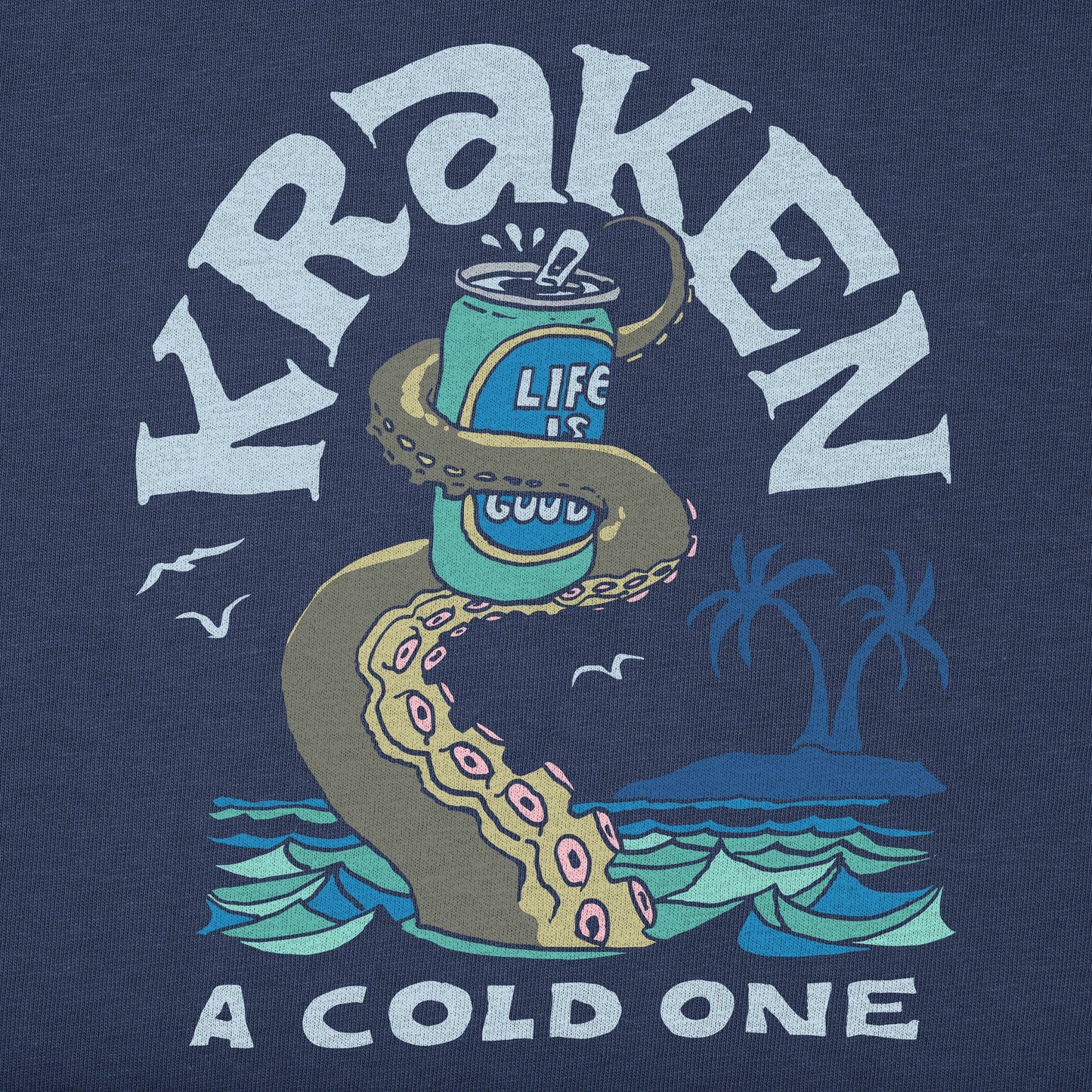 Men's Kraken a Cold One Short Sleeve Tee