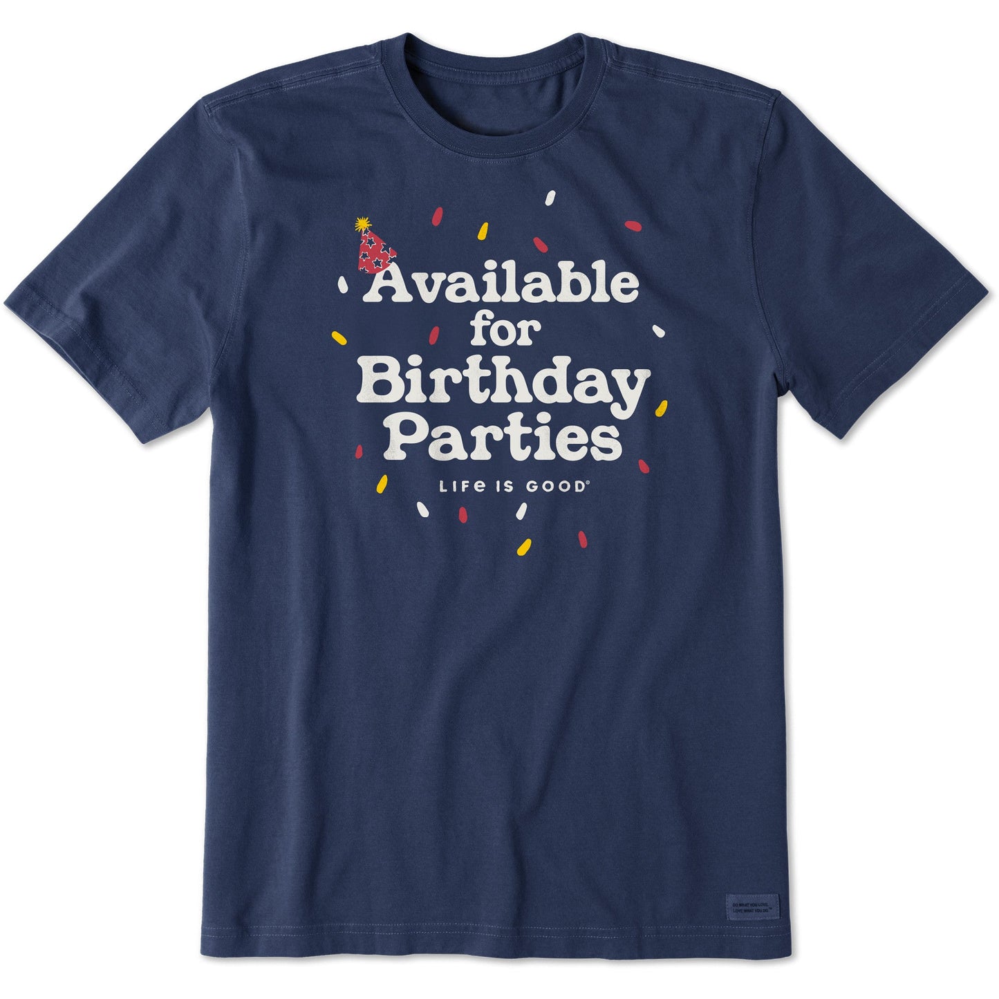 Men's Available for Birthday Parties Short Sleeve Tee