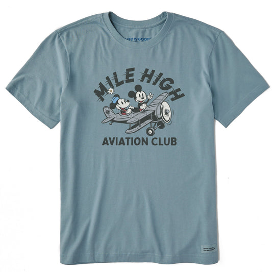 Men's Mile High Aviation Club Short Sleeve Crusher Tee
