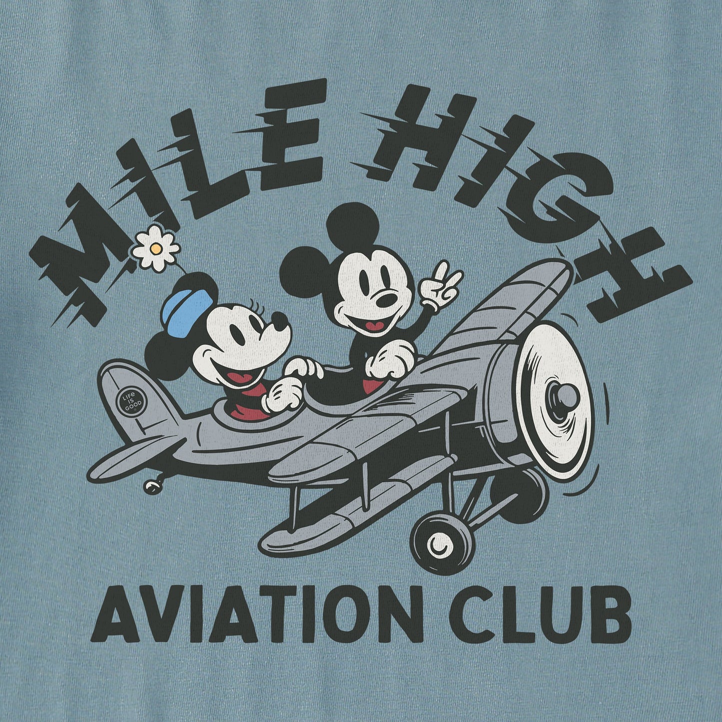 Men's Mile High Aviation Club Short Sleeve Crusher Tee