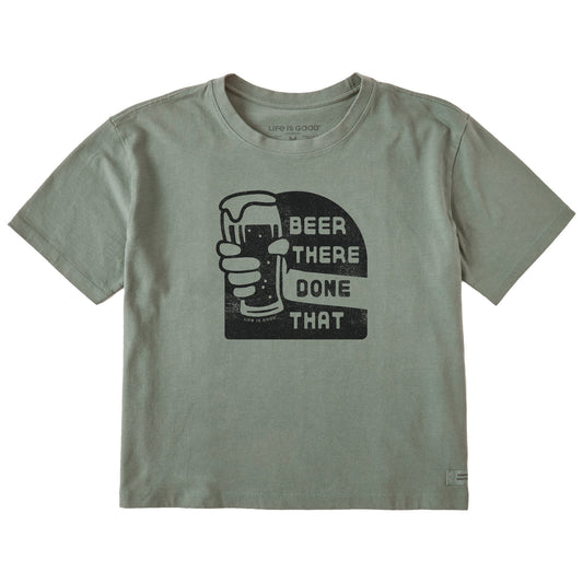 Women's Beer There Done That Short Sleeve Crusher Boxy Tee