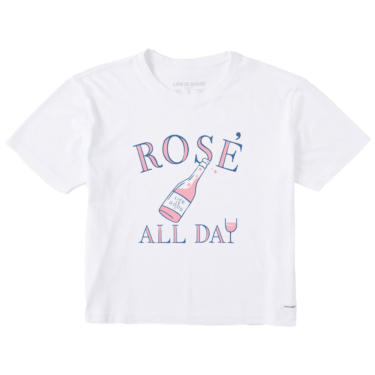Women's Rose All Day Short Sleeve Crusher Boxy Tee