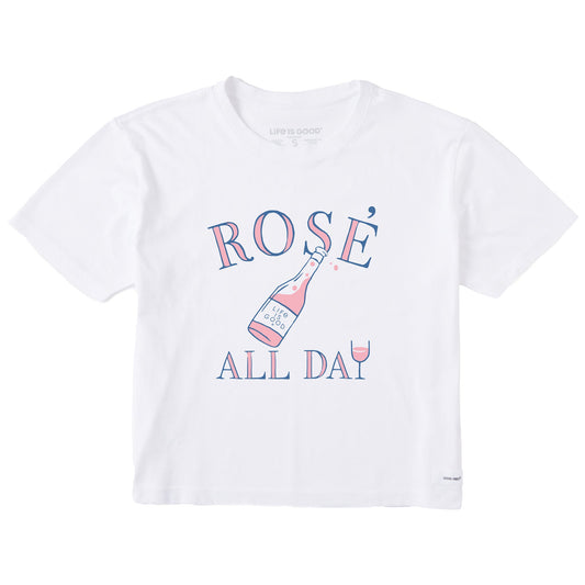Women's Rose All Day Short Sleeve Crusher Boxy Tee