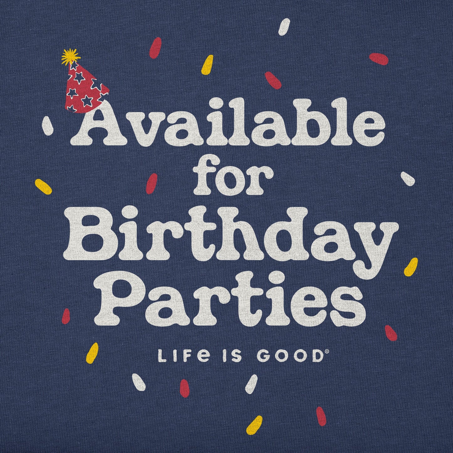 Women's Available for Birthday Parties Short Sleeve Tee