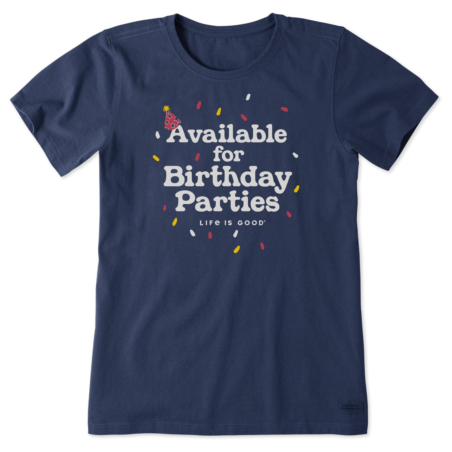 Women's Available for Birthday Parties Short Sleeve Tee