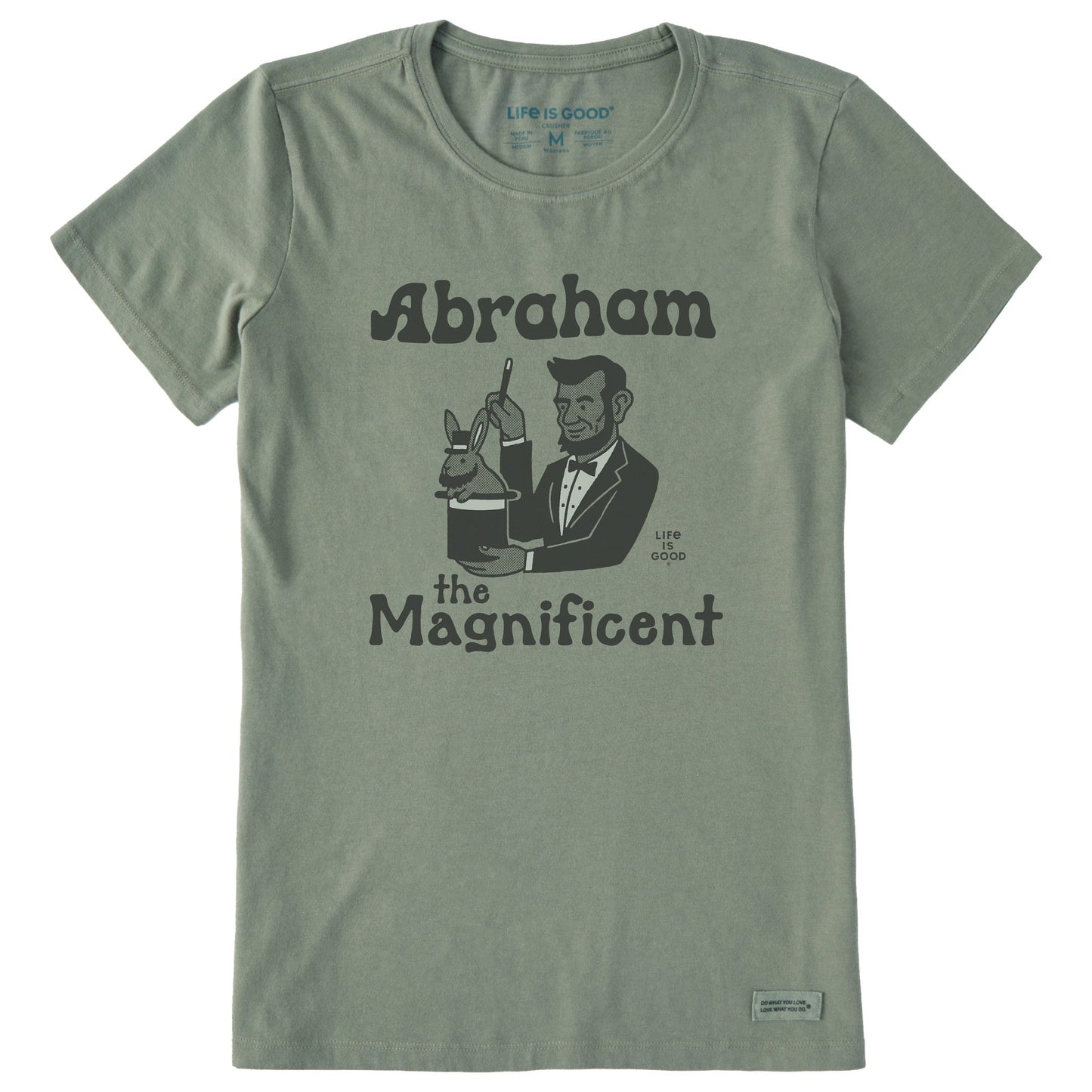 Women's Abraham the Magnificent Short Sleeve Crusher Tee