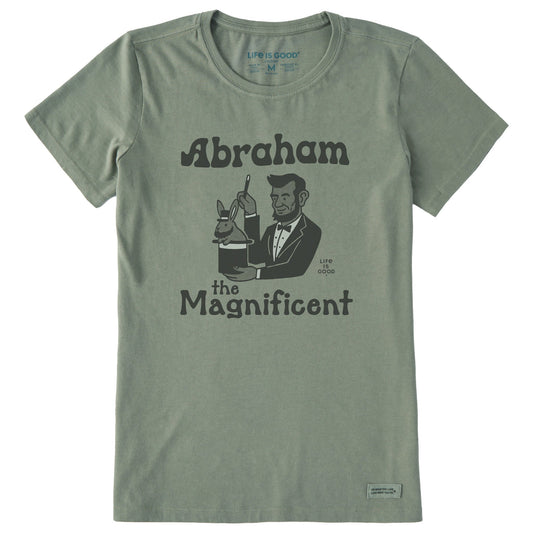 Women's Abraham the Magnificent Short Sleeve Crusher Tee