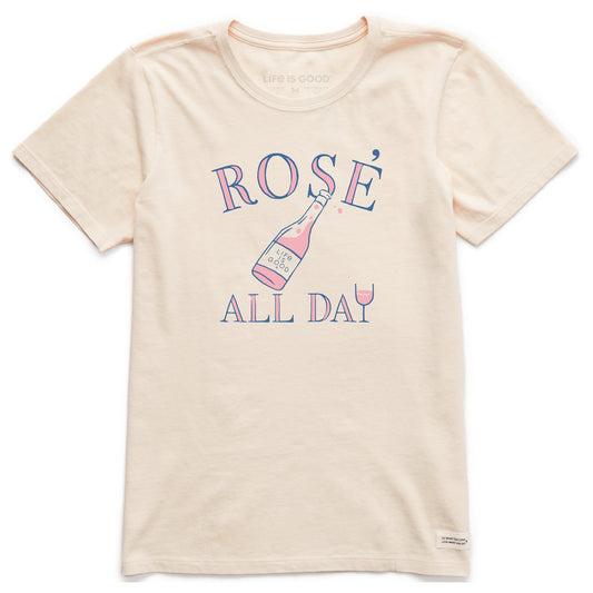 Women's Rose All Day Short Sleeve Crusher Tee