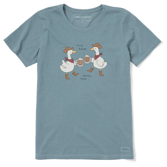 Women's Silly Goose Honky Tonk Short Sleeve Crusher Tee