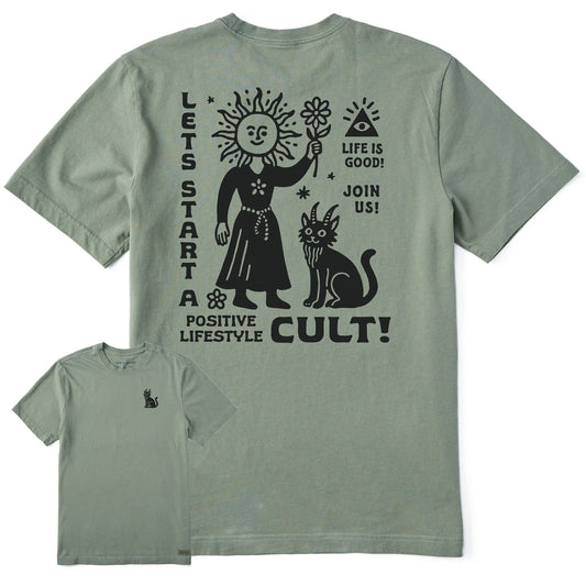 Men's Let's Start a Lifestyle Cult Short Sleeve Tee