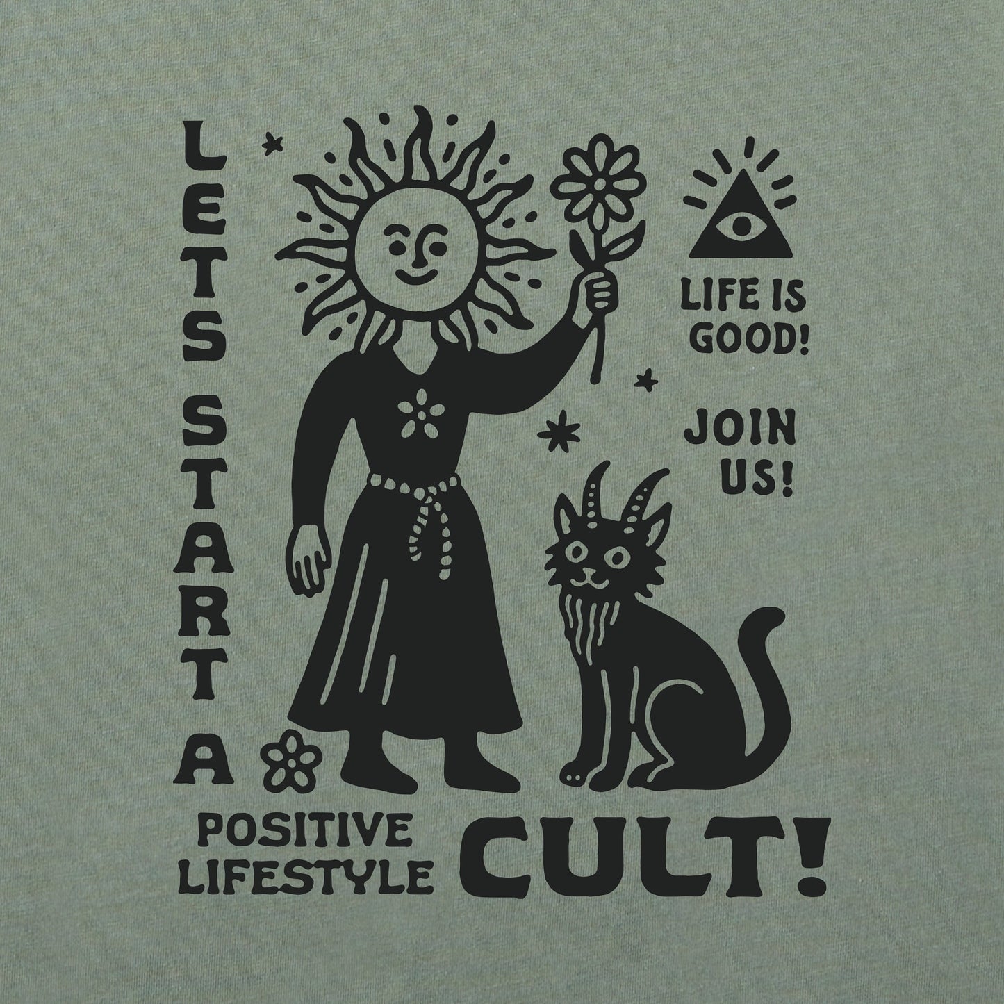 Men's Let's Start a Lifestyle Cult Short Sleeve Tee