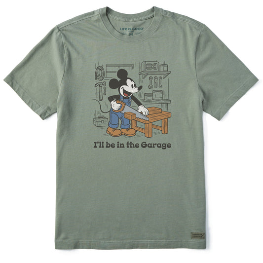 Men's I'll Be in the Garage Willie Short Sleeve Tee