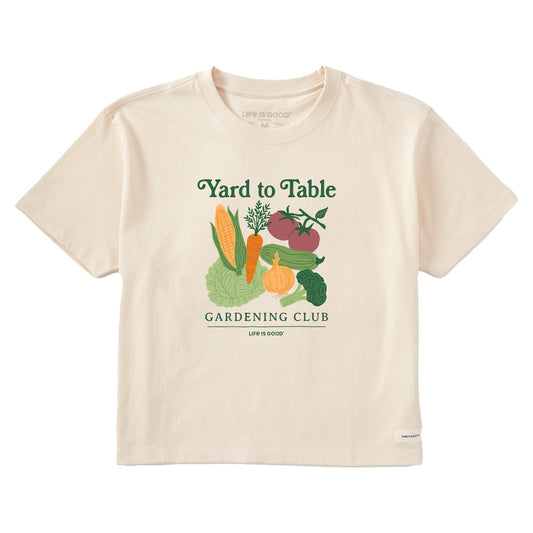 Women's Yard to Table Short Sleeve Crusher Boxy Tee