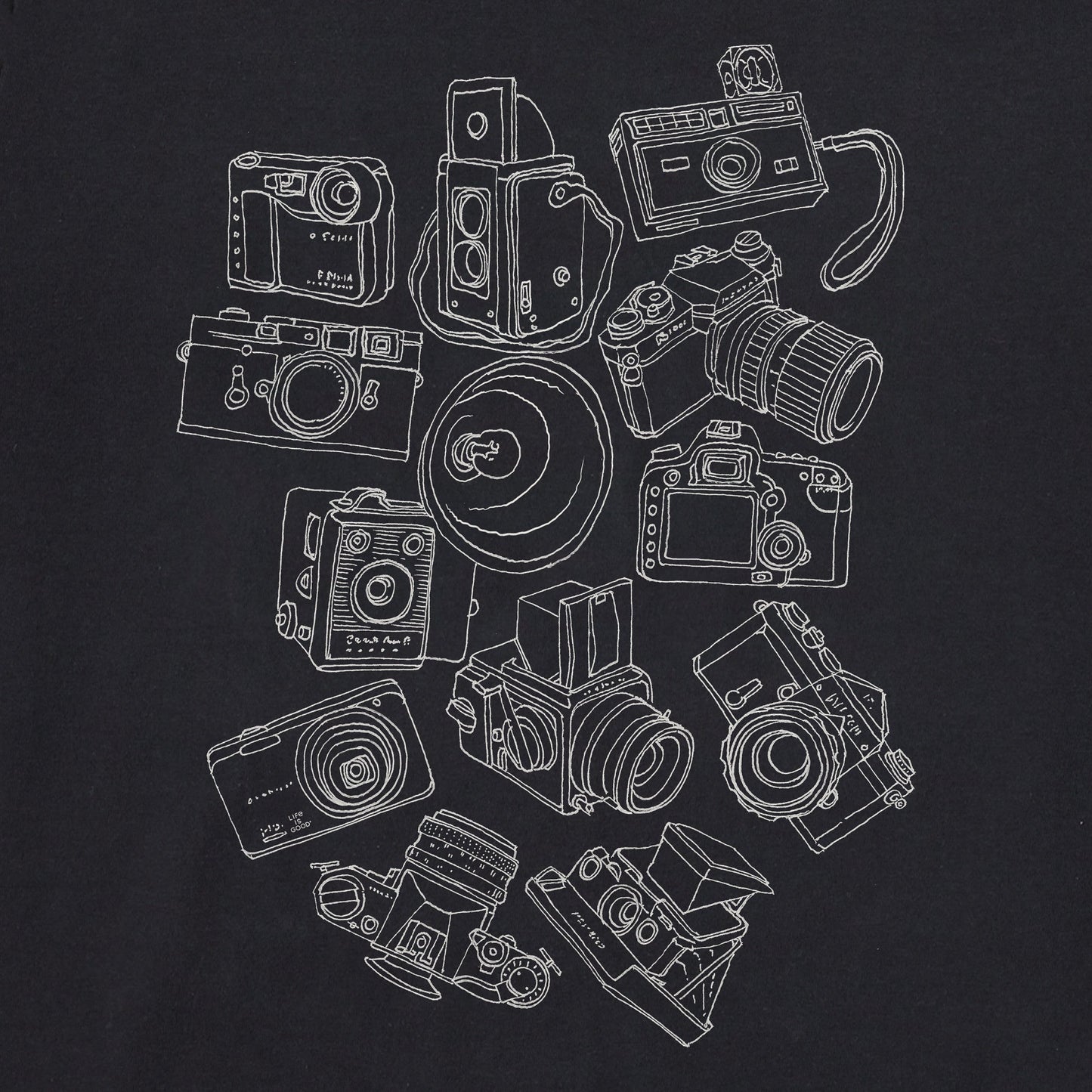 Women's Classic Cameras Short Sleeve Crusher Boxy Tee