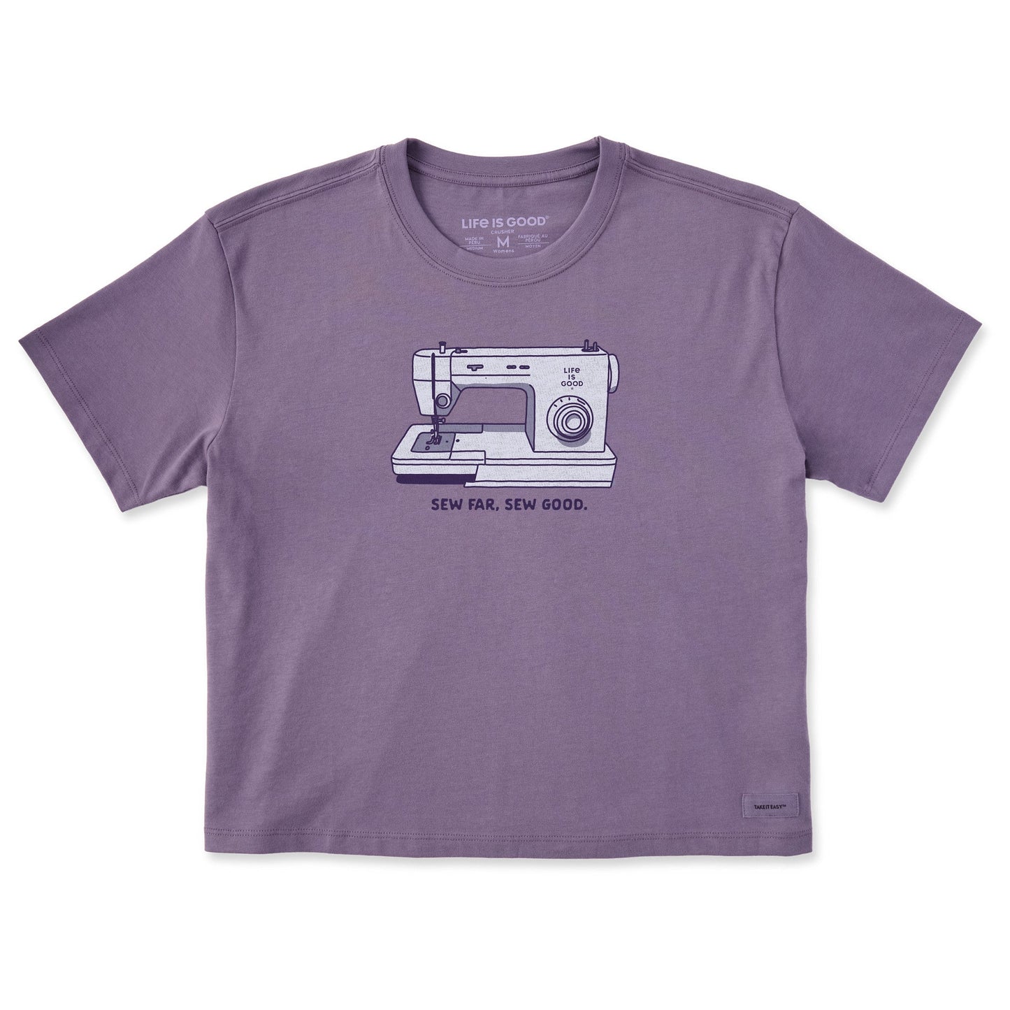 Women's Sew Far Sew Good Short Sleeve Crusher Boxy Tee