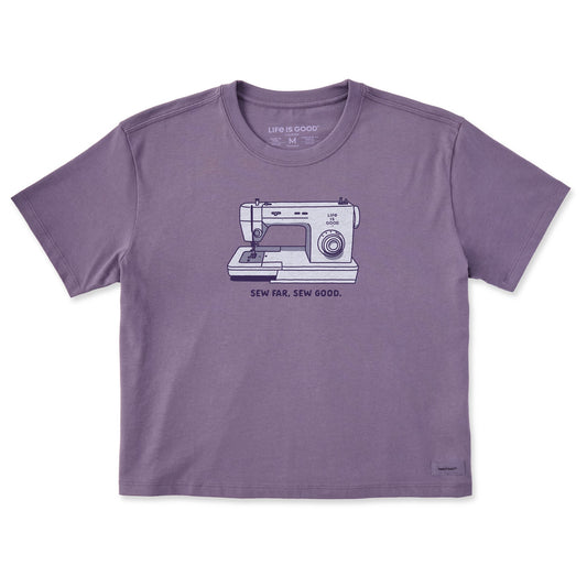 Women's Sew Far Sew Good Short Sleeve Crusher Boxy Tee