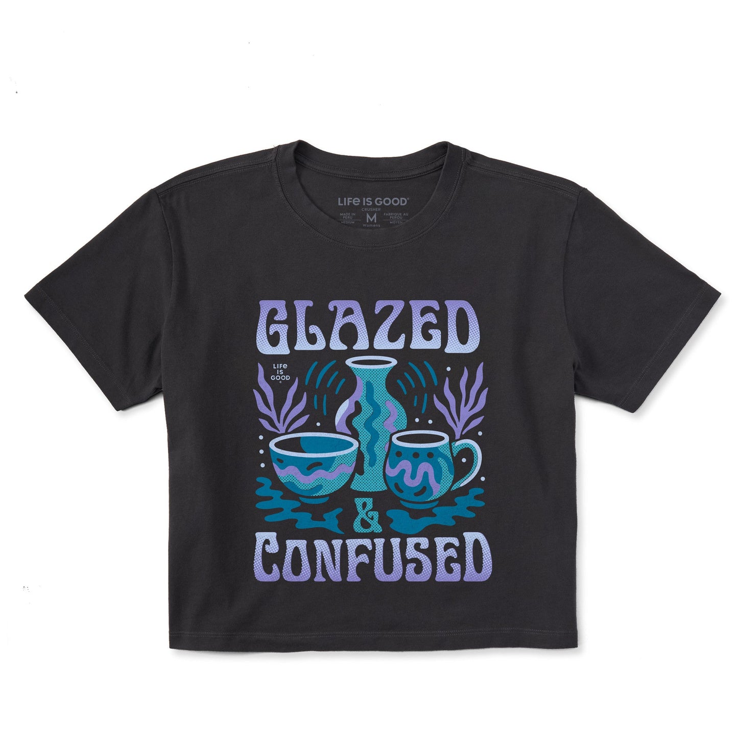 Women's Glazed and Confused Short Sleeve Crusher Boxy Tee
