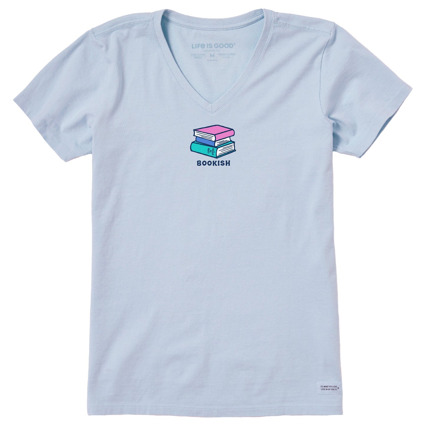Women's Bookish Short Sleeve Crusher Vee