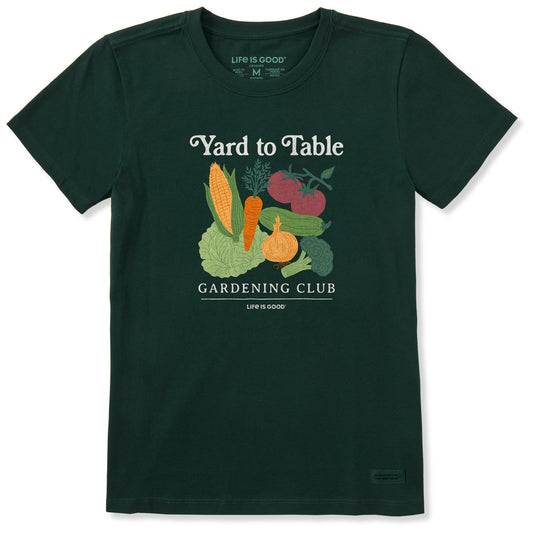 Women's Yard to Table Short Sleeve Crusher Tee