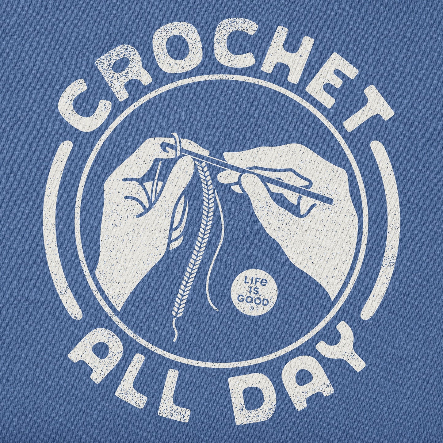 Women's Crochet All Day Short Sleeve Tee