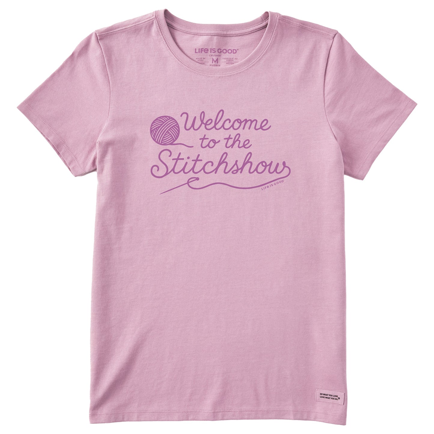 Women's Welcome to the Stitchshow Short Sleeve Crusher Tee