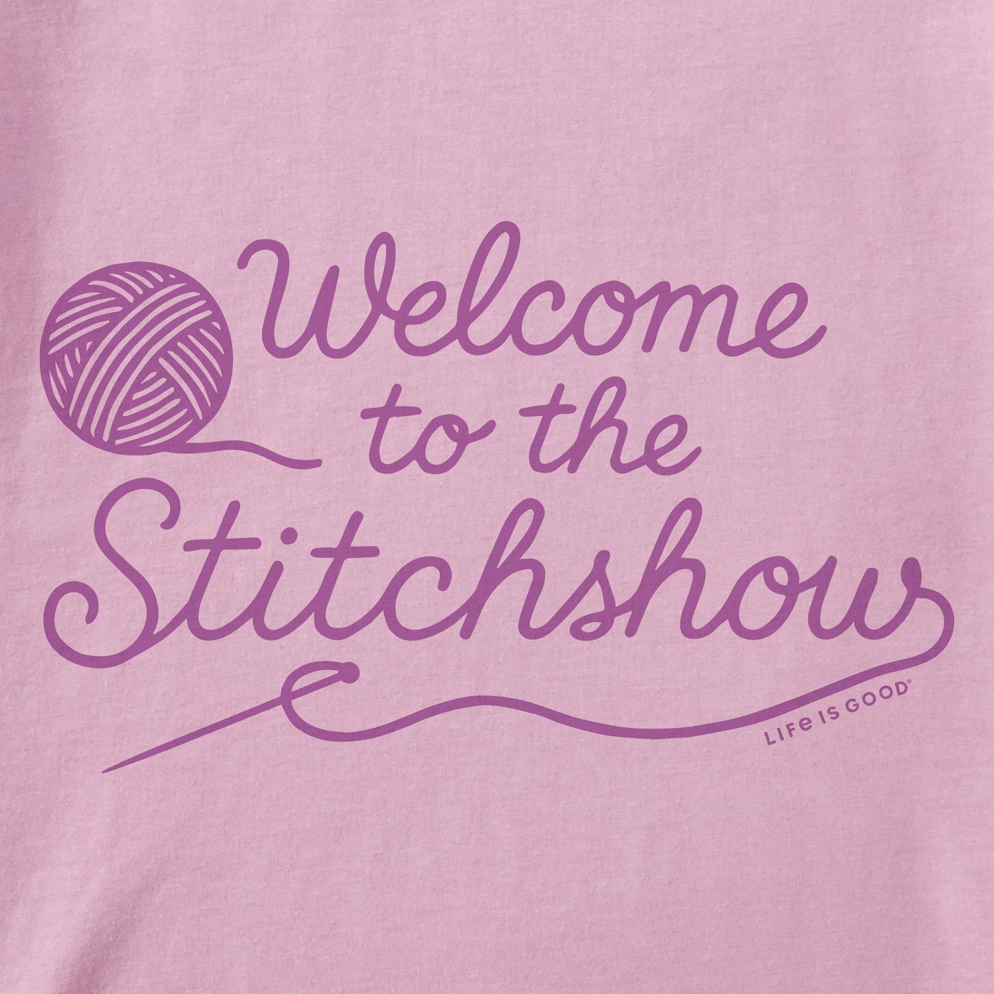 Women's Welcome to the Stitchshow Short Sleeve Crusher Tee