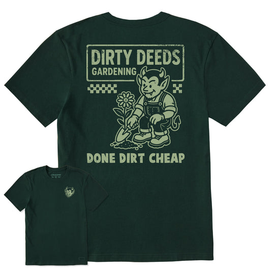 Men's Dirty Deeds Gardening Short Sleeve Crusher Tee