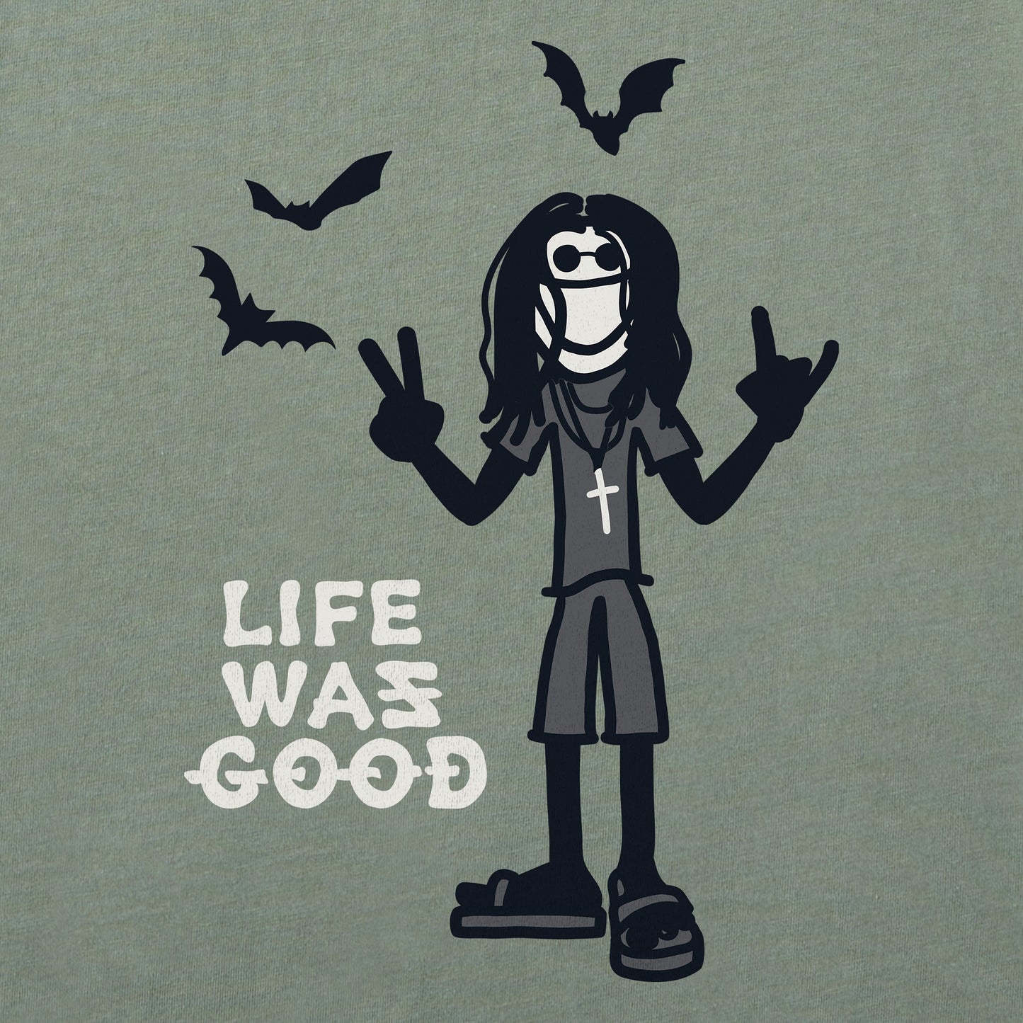 Men's Heavy Metal Life Was Good Short Sleeve Tee