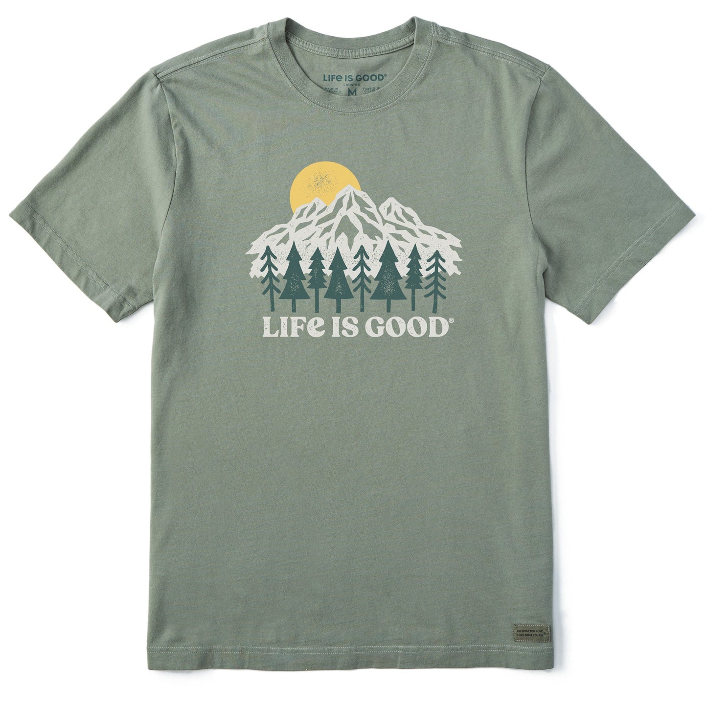 Men's Mountains and Trees Short Sleeve Crusher Tee