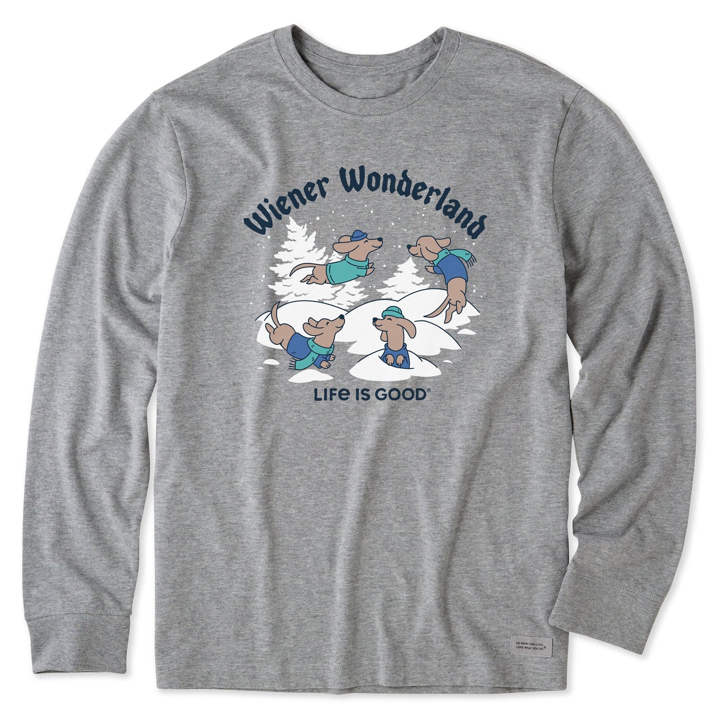 Men's Wiener Wonderland Long Sleeve Crusher Tee