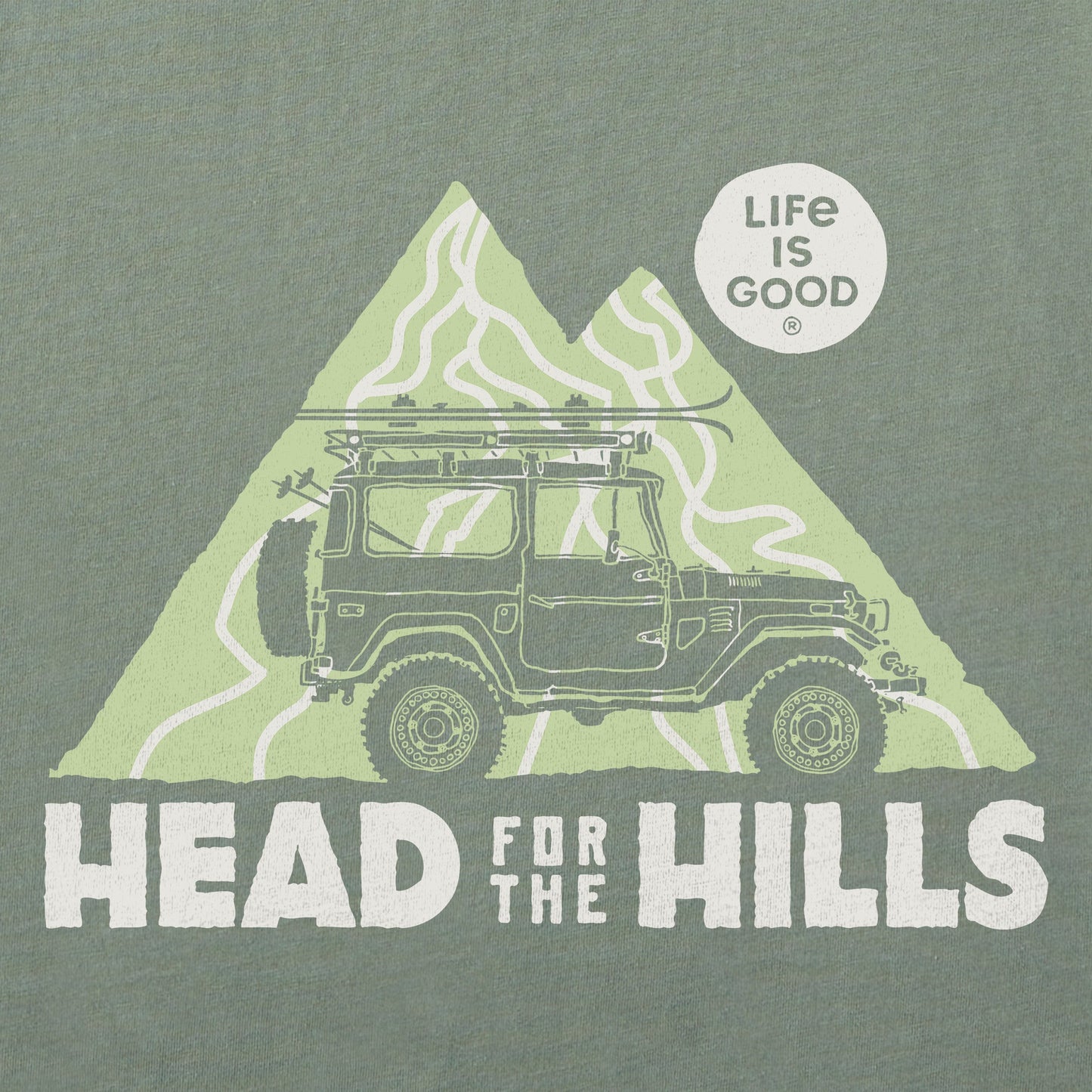 Men's Head for the Hills Ski Rig Long Sleeve Crusher Tee