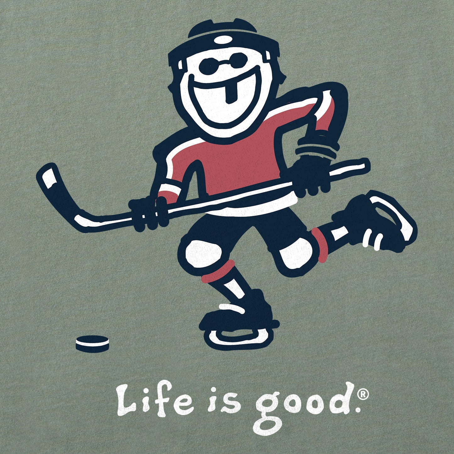 Men's Jake Hockey Skate Long Sleeve Crusher Tee