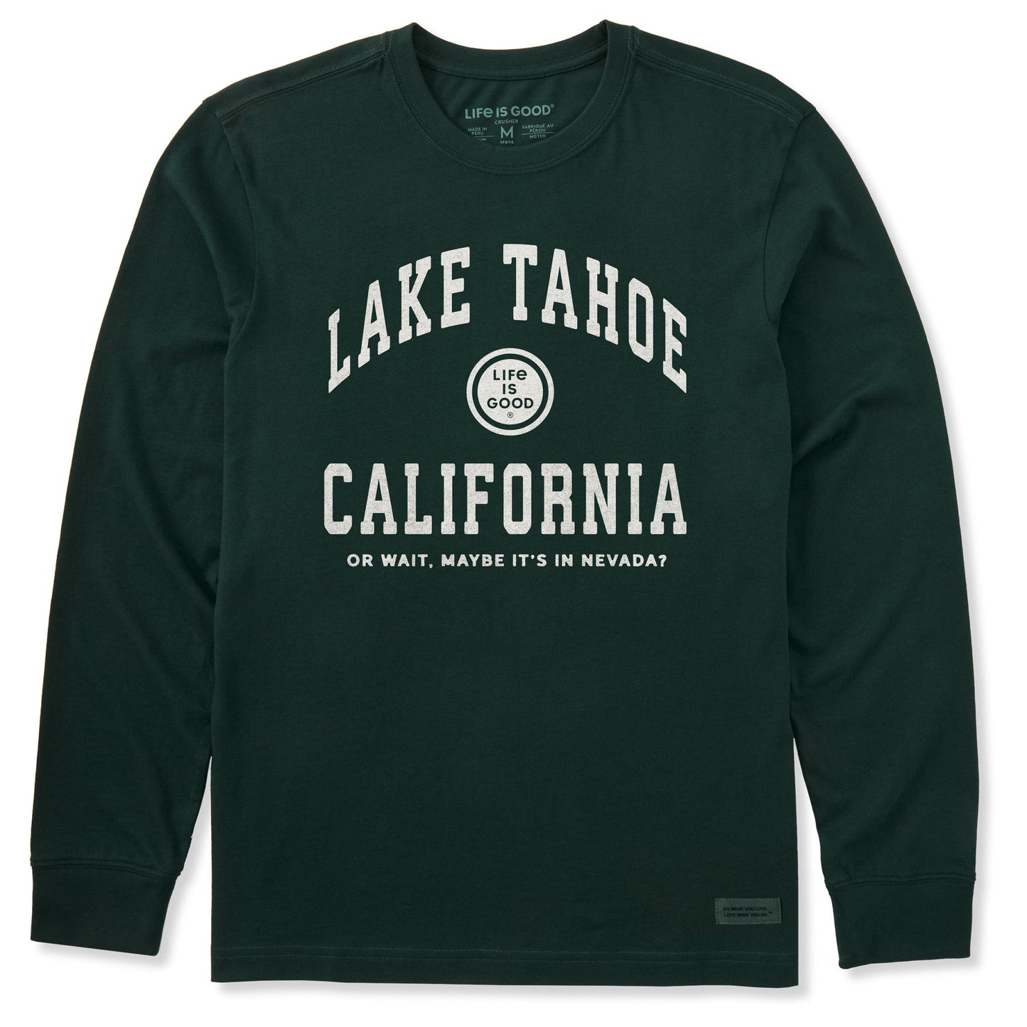 Men's Lake Tahoe Arch Long Sleeve Crusher Tee