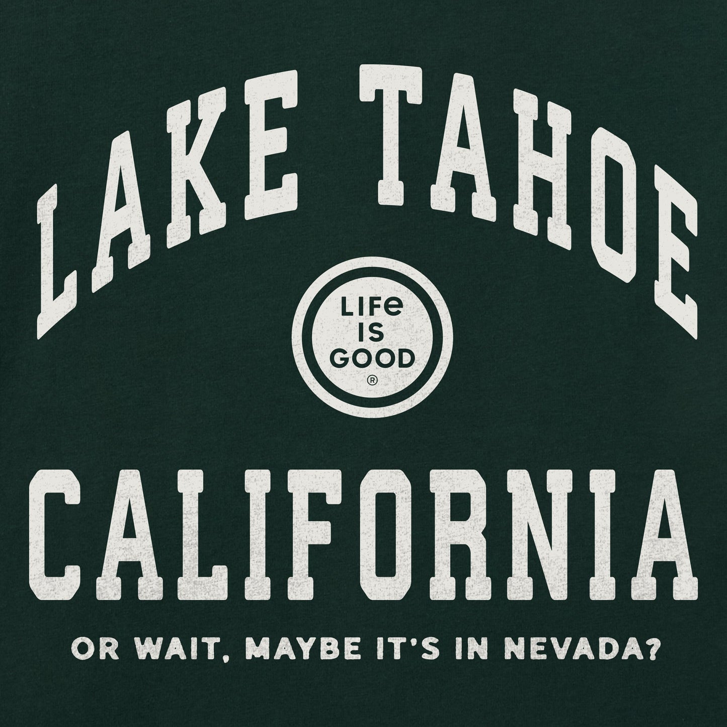 Men's Lake Tahoe Arch Long Sleeve Crusher Tee