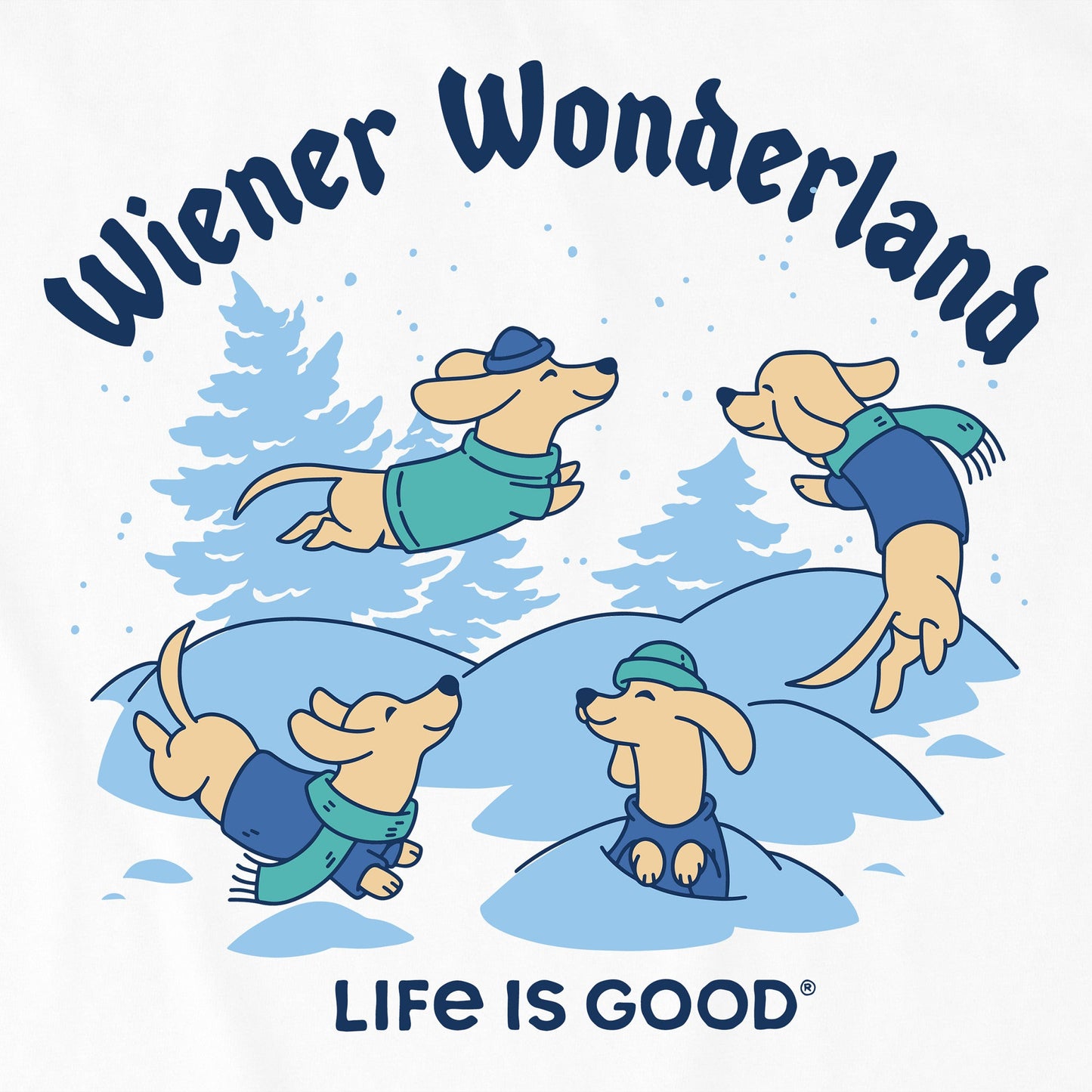 Women's Wiener Wonderland Long Sleeve Crusher Tee