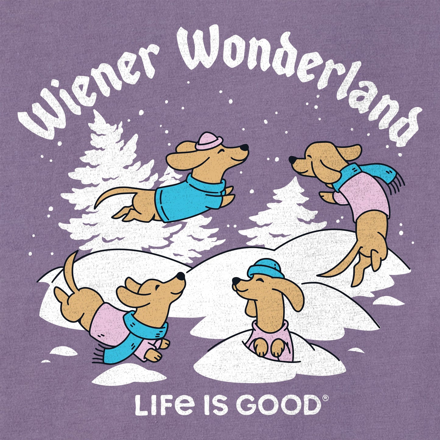 Women's Wiener Wonderland Long Sleeve Crusher Tee
