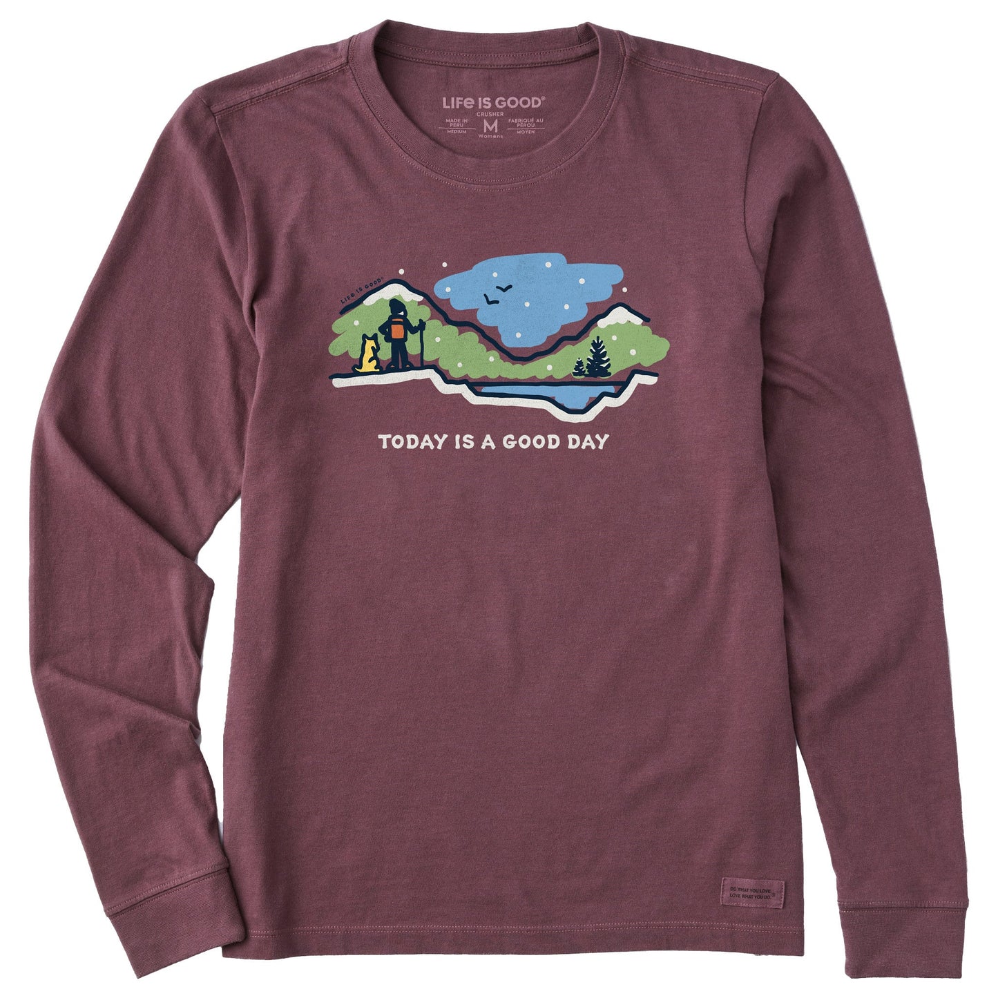Women's Good Day Hike Snowy Vista Long Sleeve Crusher Tee